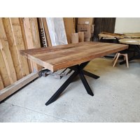 Esstisch Duda2 Aus Massivholz Mango Massivholzesstisch 160-240cm Küchentisch Vollholz von WoodenHomeFurniture