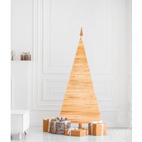 Natur-Weihnachtsbaum Aus Holz 2024-2025 Nachhaltig Handgefertigter Weihnachtsbaum Recycelter Palettenholz-Weihnachtsbaum Unlackierter von WoodenLightsAndDecor
