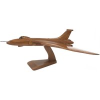 Avro Vulcan Raf High Altitude Lage Bomber Aus Holz Schreibtisch Exekutive Modell von WoodenModelCompany
