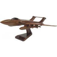 De Havilland Dh.110 Sea Vixen Royal Navy First Generation Jet Fighter Military Aircraft Holz Executive Desktop Modell von WoodenModelCompany