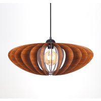 Moderne Elips-Lampe, Dekorativer Kronleuchter, Kreisförmiger Beweglicher Kronleuchter Aus Holz, Wohngeschenke, Bewegliche Decke, Anpassbar von WoodenSnail