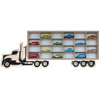 Autoaufbewahrung Regal Kinder , Sammler Vitrine Schwerlast Autoregal Hot Wheels Holzregal Für Autos von WoodenToyShelves