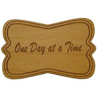 Eines Tages Zu Einer Zeit 12 Schritt Recovery Slogan Kühlschrank-Magnete | Holz-Mini-Tafeln Aa, Na, Al-Anon Geschenk-Ideen Für Erholung Geburtstage von WoodenUrecover