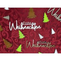 Schriftzug Frohe Weihnachten Aus Holz in Verschiedenen Farben von Woodenartdesignbyey