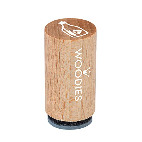 Woodies Mini Stempel Die Flaschenpost, Holz, 1,5 x 1,5 x 3 cm von Woodies