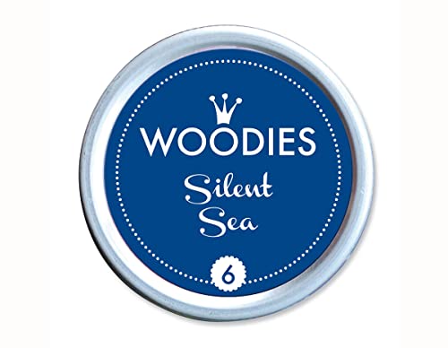 Woodies farbstoffbasierter Tinte Dose Silent Sea, Acryl, Mehrfarbig, 3-teilig von Woodies