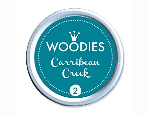 Woodies farbstoffbasierter Tinte Zinn Karibik Creek, Acryl, Mehrfarbig, 3-teilig von Woodies