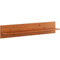 Wandboard Kiefer massiv in Honigfarben 120 cm breit - 22 cm hoch von Wooding Nature