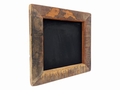 Woodkings Bilderrahmen Sumatra 20x20 cm | Altholz Rahmen für Bildergröße 14x14 | rustikale Wanddeko Wohnzimmer Flur | rustikal ohne Glas mit Kreidetafel Woodkings Bilderrahmen Sumatra 20x20 cm | Altholz Rahmen für Bildergröße 14x14 | rustikale Wanddeko Wohnzimmer Flur | rustikal ohne Glas mit Kreidetafel von Woodkings
