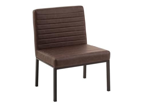 Woodkings XXL Stuhl Wingston | Schwerlaststuhl bis 250kg I Kunstlder I ideal für Esszimmer, Büro, Wartebereich | Stabil (braun) von Woodkings