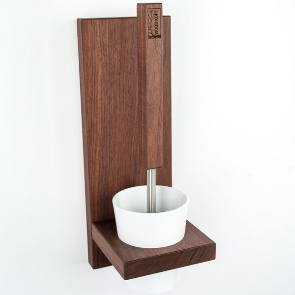 Woodkopf Toilettenbürstenhalter LARA aus Holz von Woodkopf