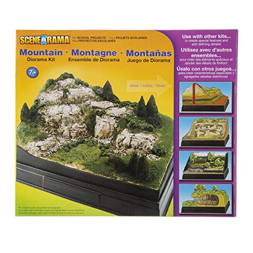Woodland Scenics SP4111 Lernbausatz Berggestaltung Berge Felsen Gebirge leicht selbst herstellen Karton Diorama Kit Mountain Spur Z N TT H0 G von Woodland Scenics
