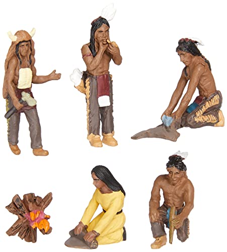 Woodland Scenics SP4443 Szenen-Setter-Figur, Indianer, 3,8 cm, 5 Stück von Woodland Scenics