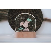 Personalisiertes Nachtlicht Mit Dino-Design, Dekoration Für Das Kinderzimmer, Stilllicht, Geschenk Zur Geburt Oder Taufe, Led Licht von Woodlandkid