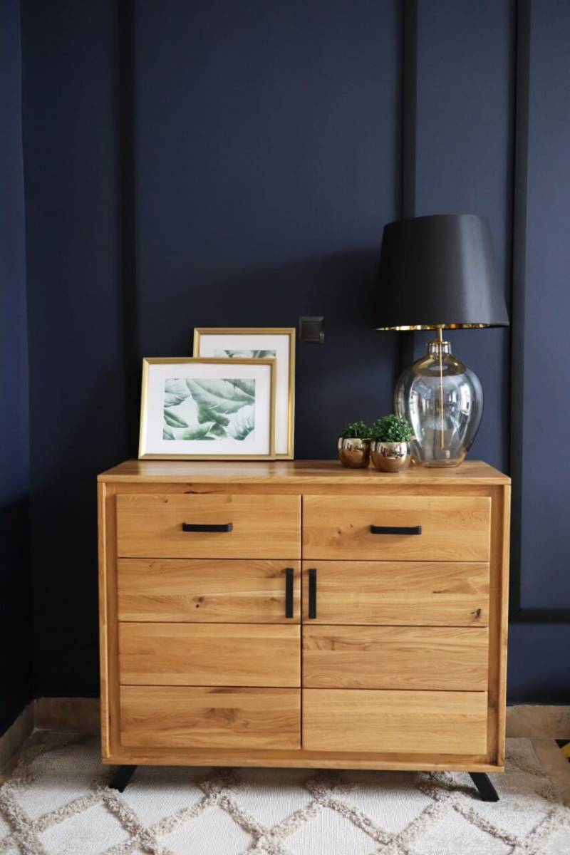 Sideboard Anrichte BERN 2-türig Wildeiche Massivholz geölt von Woodline