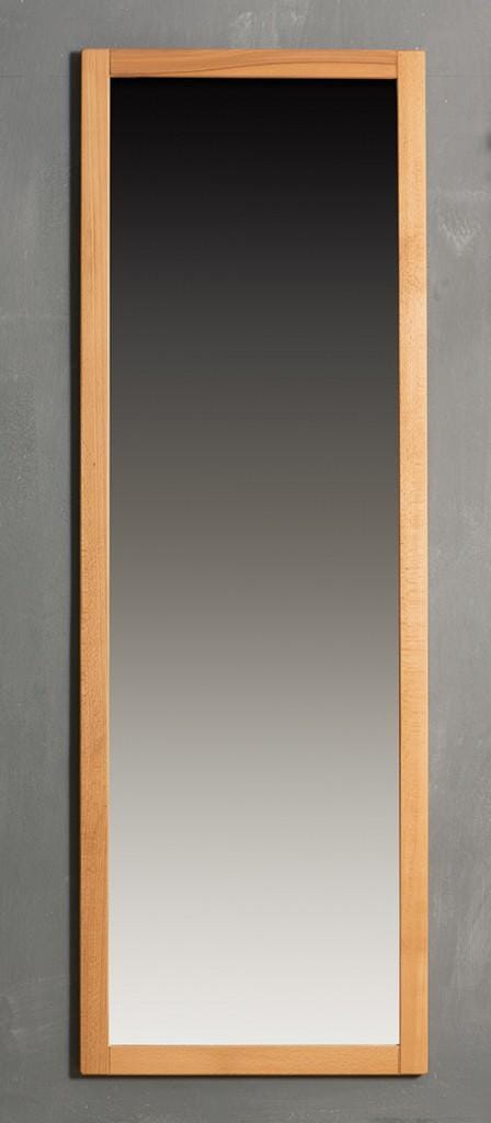Spiegel 61 x 180 cm Genf - Kernbuche Massivholz geölt von Woodline