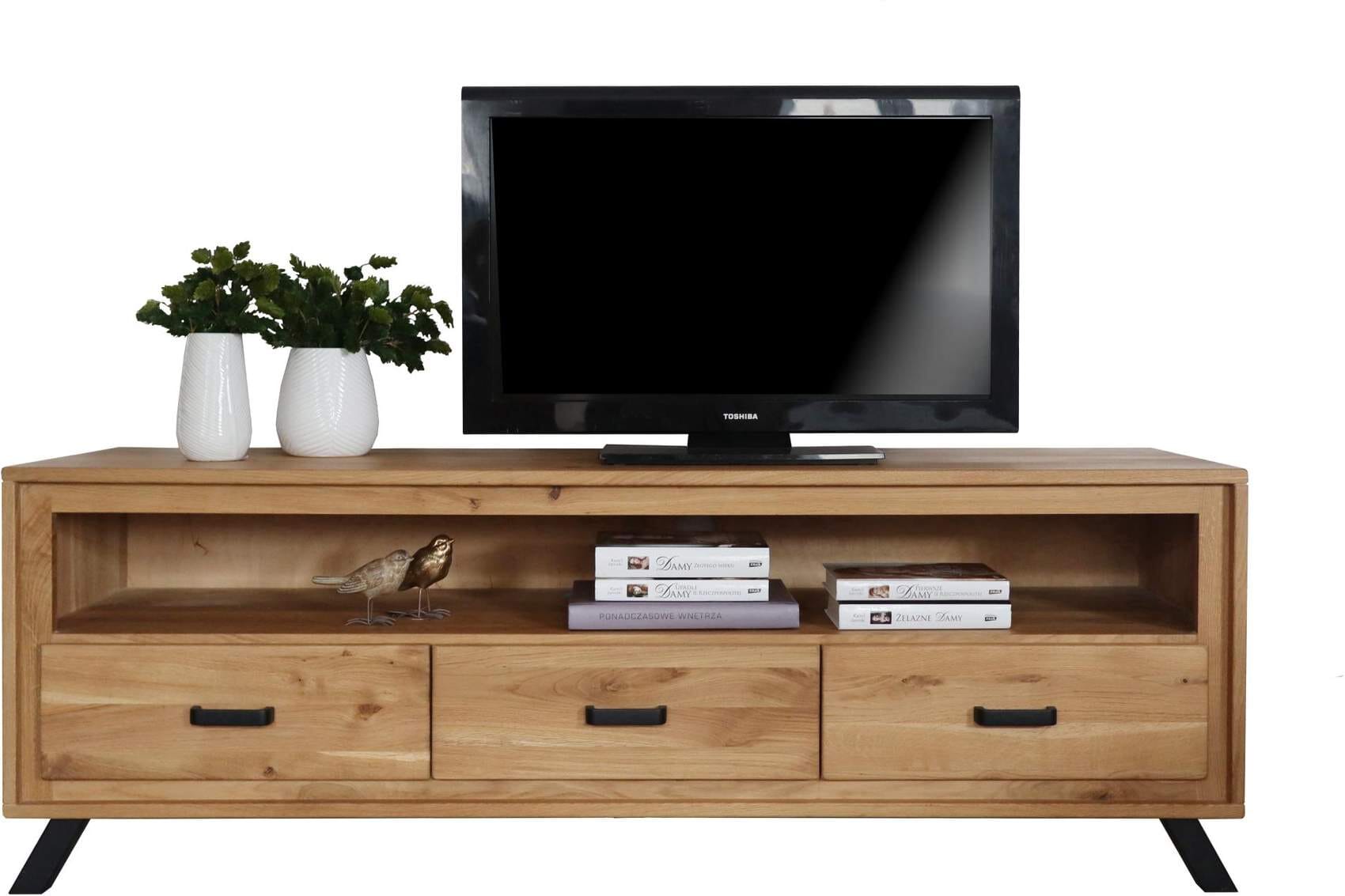 TV Lowboard BERN3 Schubläden - Wildeiche Massivholz geölt TV Lowboard BERN3 Schubläden - Wildeiche Massivholz geölt von Woodline