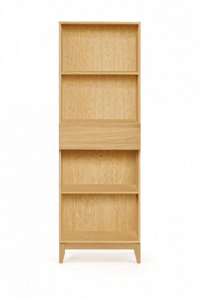 Woodman Bücherregal Elinee, im angesagten skandinavischen Look, aus Eichenfurnier von Woodman