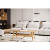 Woodman Couchtisch "Curved", Scandi Design, Breite 130 cm von Woodman