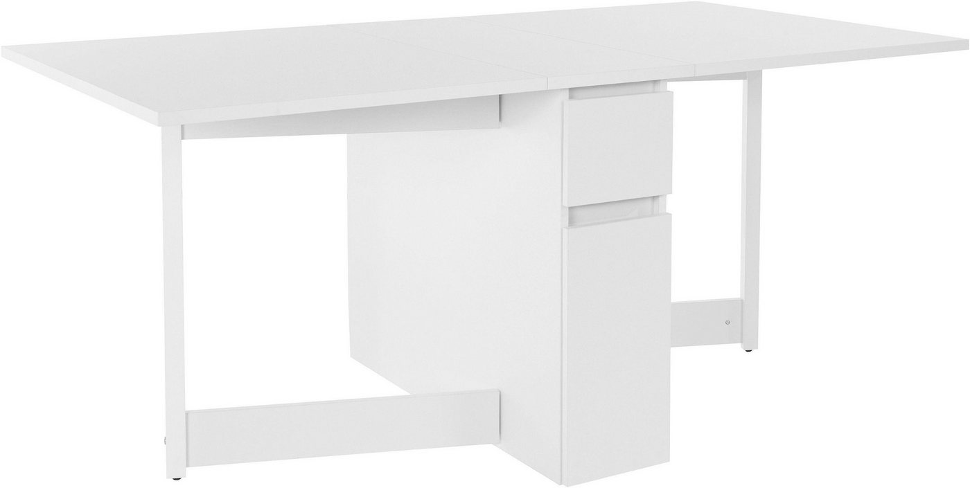 Woodman Esstisch Jasper, mit einer rechteckigen Tischplatte und Auszugsfunktion, Breite 90 cm von Woodman