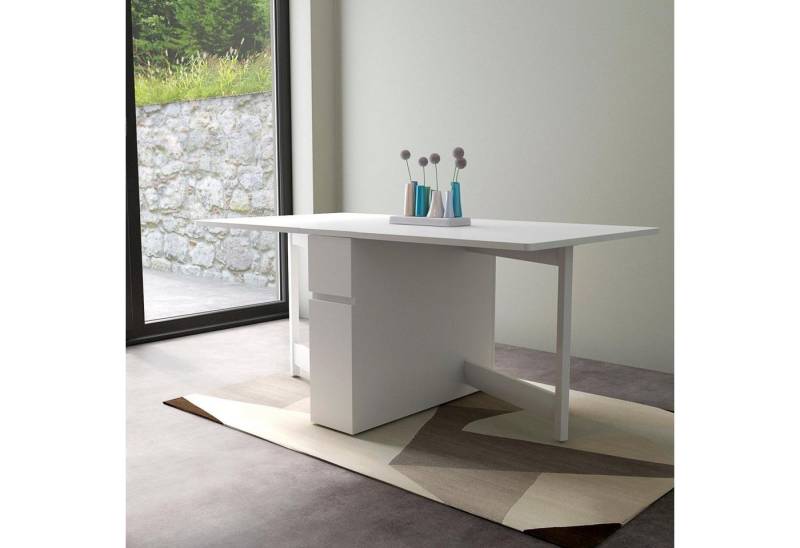 Woodman Esstisch Jasper, mit einer rechteckigen Tischplatte und Auszugsfunktion, Breite 90 cm von Woodman