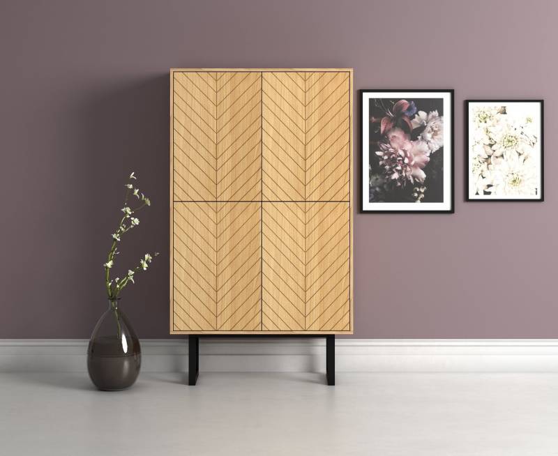 Woodman Highboard, Hochkommoe im skandinavischen Design, FSC®-zertifiziert Woodman Highboard, Hochkommoe im skandinavischen Design, FSC®-zertifiziert von Woodman