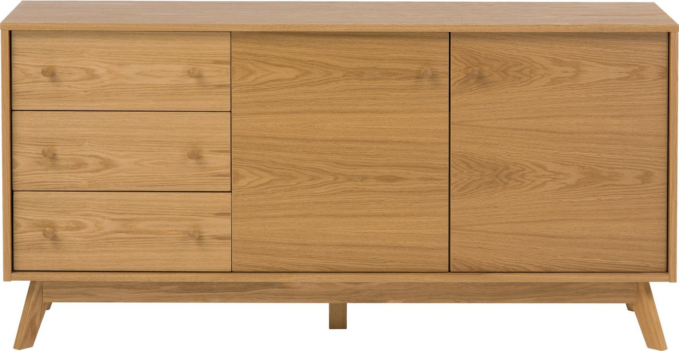 Woodman Sideboard Bjórgvin, Breite 150 cm, im schlichten skandinavischen Design von Woodman