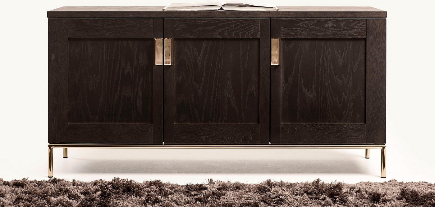 Woodman Sideboard Parlan, mit drei Holztüren und Anschlagdämpfern, Soft-Close, Breite 150 cm von Woodman