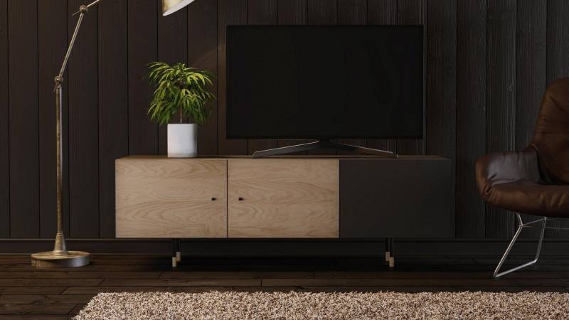 Woodman TV-Board Jugend TV-Kommode, mit Soft Close Funktion, Breite 150 cm, FSC® von Woodman