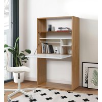 Woodman Wandsekretär "Loma" im skandinavian Design, Breite 90 cm, FSC-zertifiziert von Woodman