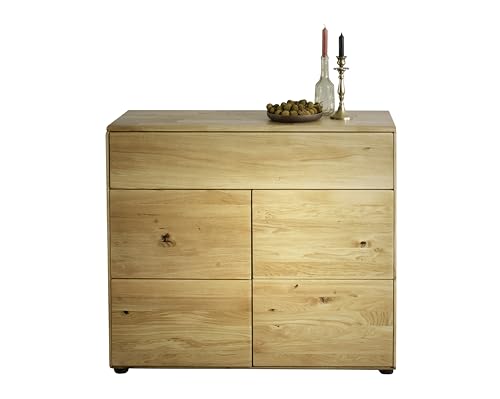 Woodroom Kommode Numbi Wildeiche massiv geölt von Woodroom