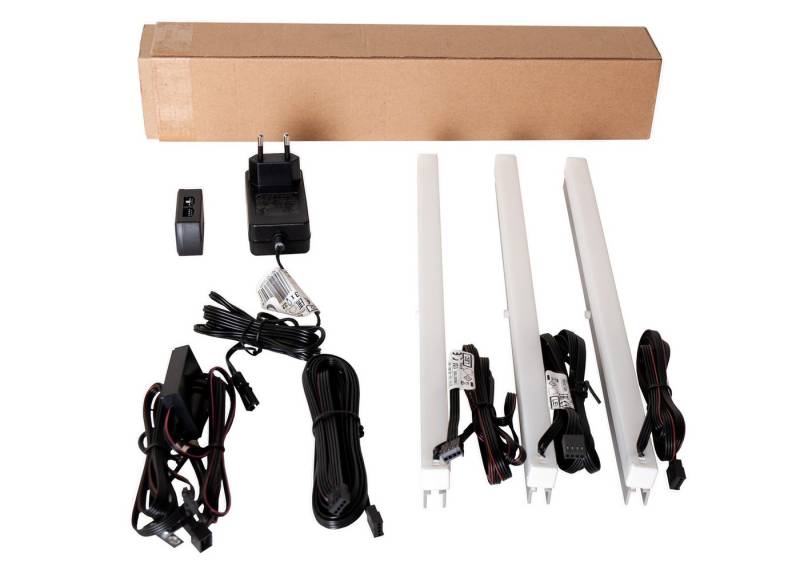 Woodroom LED Glaskantenbeleuchtung, inkl. Touchsensor, Warmweiß, Glasbodenbeleuchtung, Vitrinenbeleuchtung von Woodroom