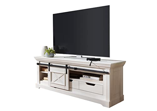 Woodroom Maribo TV-Kommode, Kiefer, BxHxT 156x57x40 cm von Woodroom