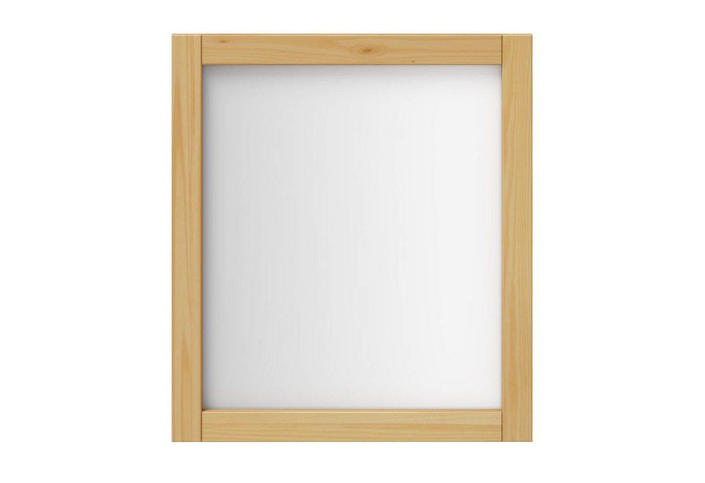 Woodroom Spiegel Sevilla, Kiefer massiv eichefarig lackiert, BxHxT 62x70x3 cm von Woodroom