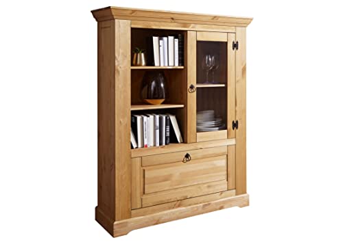 Woodroom Visby Sideboard Kommode Anrichte Schrank, Holz, Eichefarben, 108x152x42 cm von Woodroom