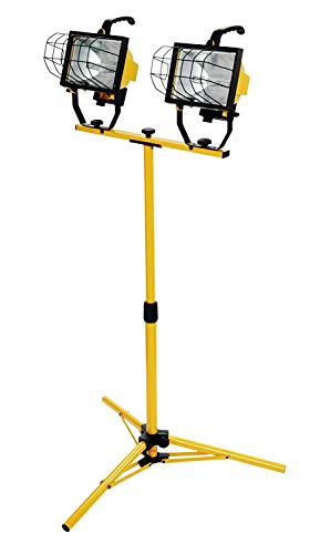 Designer Edge-Zwei 500 Watt Halogen Tragbare Arbeitsleuchte L-13 von Woods