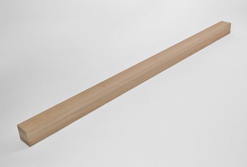 Leimholz - Eiche nach Mass - 80/80mm/350-1000 mm (Eiche, 80 x 80 x 1000mm) von Woodsellers