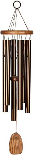 Woodstock Amazing Grace Chime Windspiel Mittel aus Aluminium und Holz in der Farbe Bronze, Länge: 60,9cm, AGMBR von Woodstock Chimes