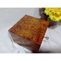 Free Shipping Box Wooden13cm Jewelary Boxhandmade Morocco, Made Of Thuya Burl, Amazing Box Wooden von Woodthuya1999