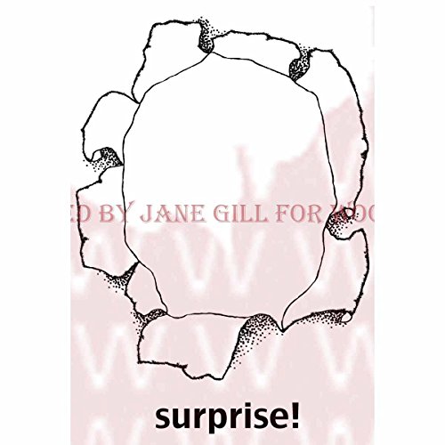 Woodware Jane Gill Clear Magic Stempel – Surprise, Acryl, durchsichtig, A6 von Woodware