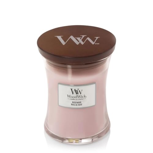 Woodwick Candle, Holz, Hellrosa, Medium, 720 von WoodWick