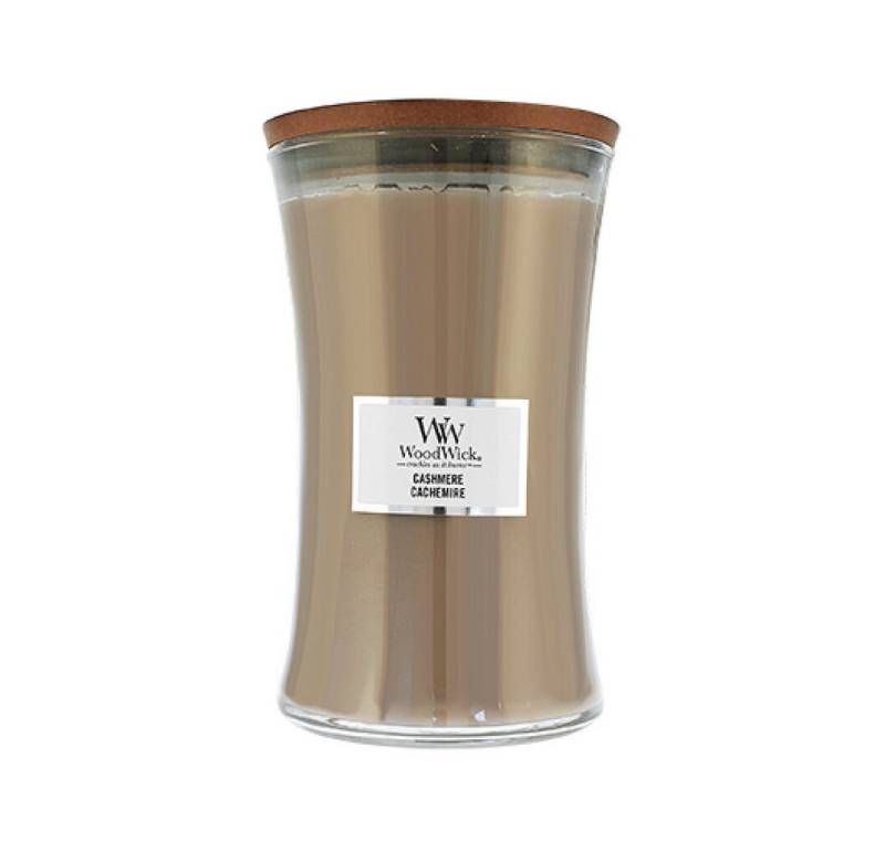 Woodwick Duftkerze Cashmere Duftkerze mit Holzdocht 609,5 g von Woodwick