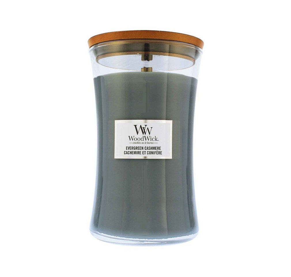 Woodwick Duftkerze Evergreen Cashmere Duftkerze mit Docht 609 g von Woodwick