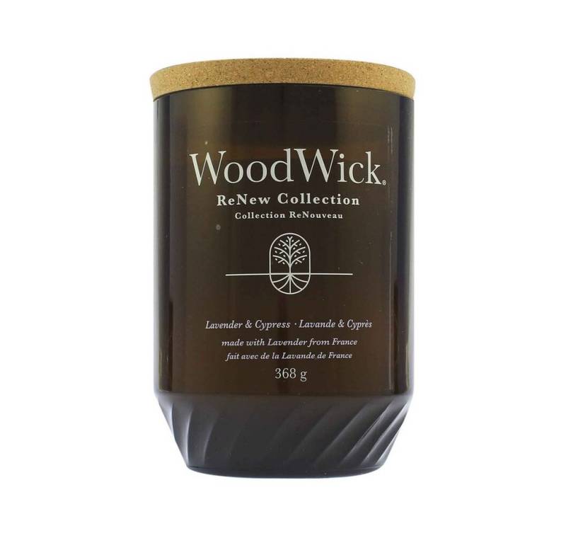 Woodwick Duftkerze ReNew Lavendel & Zypresse Kerze groß 368 g Woodwick Duftkerze ReNew Lavendel & Zypresse Kerze groß 368 g von Woodwick