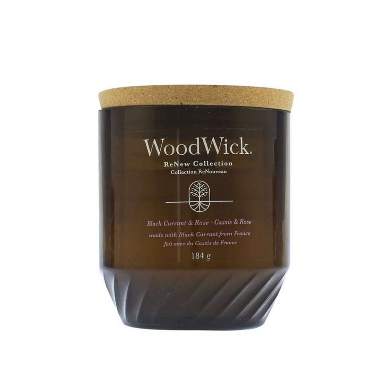 Woodwick Duftkerze ReNew Schwarze Johannisbeere & Rose Kerze 184 g Woodwick Duftkerze ReNew Schwarze Johannisbeere & Rose Kerze 184 g von Woodwick