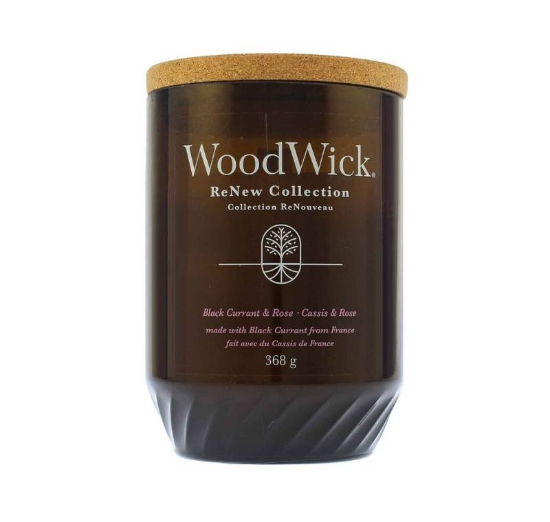 Woodwick Duftkerze ReNew Schwarze Johannisbeere & Rose groß 368 g von Woodwick