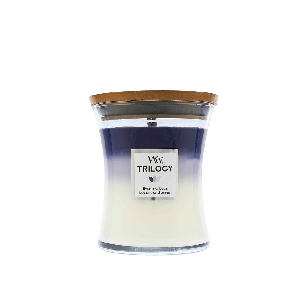 Woodwick Duftkerze Trilogy Evening Luxe Duftkerze mit Docht 275 g von Woodwick