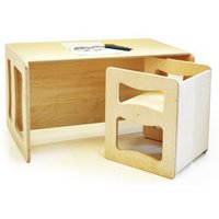 Montessori Tisch/stuhl, Kindertisch, Kinderstuhl, Multifunktionaler Montessori-Möbel, Kinderstuhl von WoodworkForKids