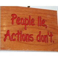 Menschen Liegen. Actions Don't - Handgemalte Plakette 15021 Menschen Liegen. Actions Don't - Handgemalte Plakette 15021 von WoodworkingByMikeB