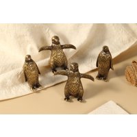 Messing Pinguin Knauf/Gold Kunst Dekorativer Türgriff/Gold Meerestiere Schrankgriff/Möbelbeschläge von WoodworkingCrafStore